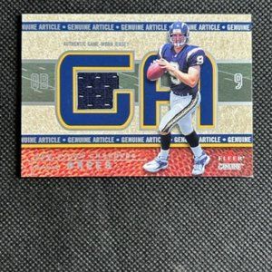 2002 Fleer Genuine Article Insider Jersey Drew Brees /500 GA-DB Saints Chargers